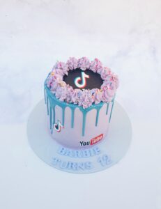 Tiktok Birthday Cake
